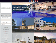 Tablet Screenshot of modernhomesworldwide.com